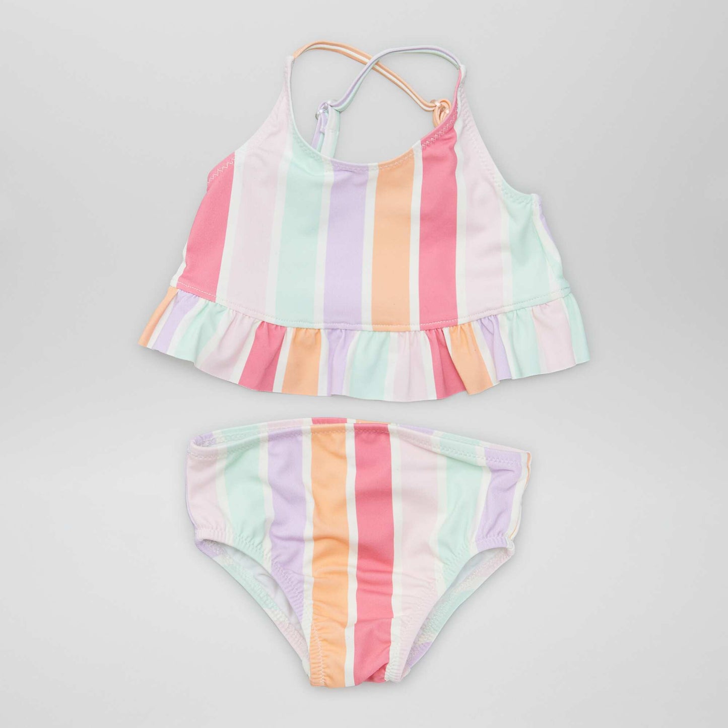 Maillot de bain rayé - 2 pièces Multicolore