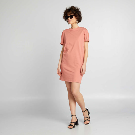 Robe t-shirt Rose