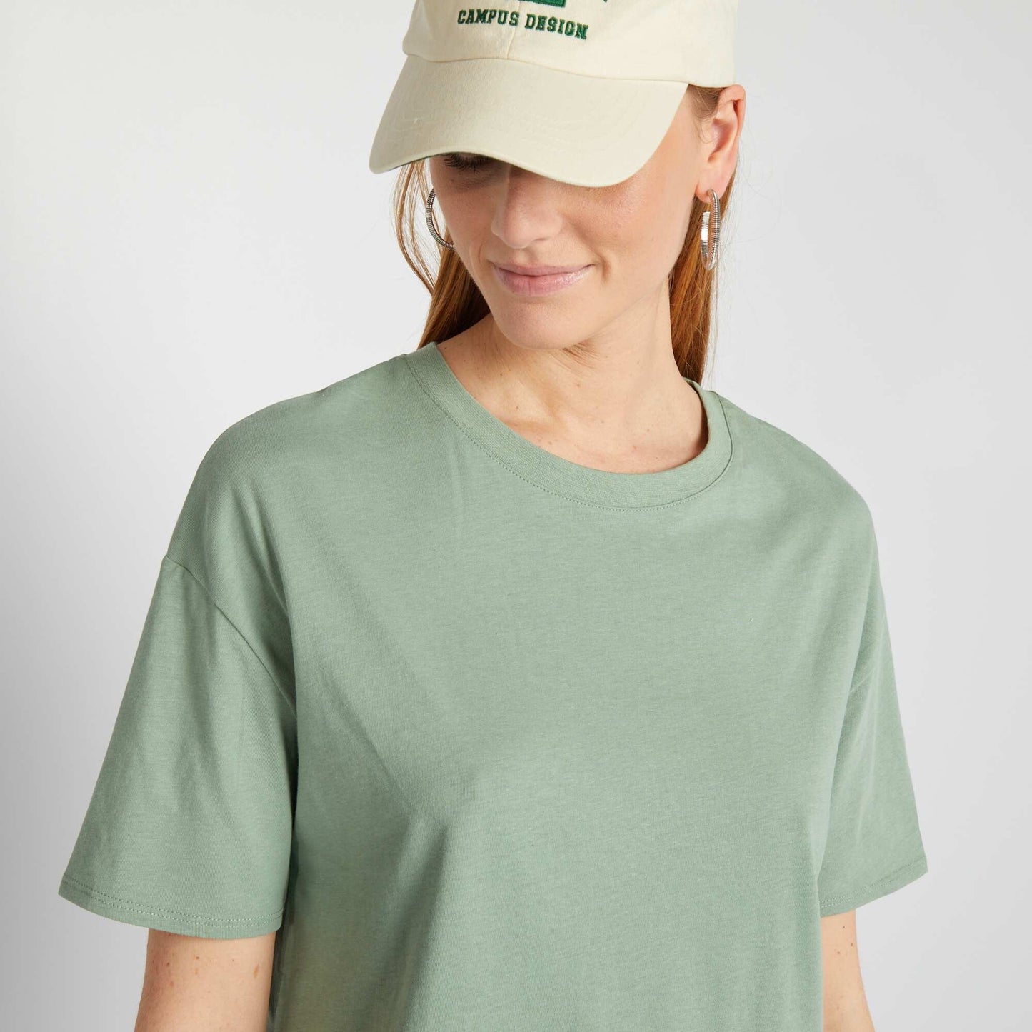 Robe t-shirt Vert