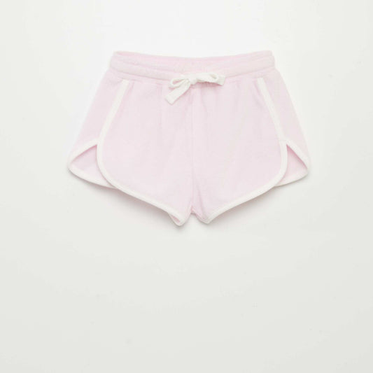 Short en éponge Rose