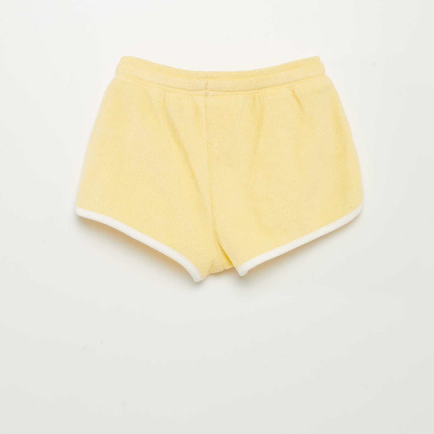 Short en éponge Jaune