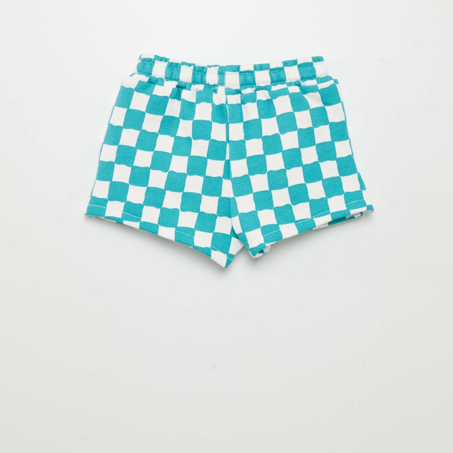 Short à carreaux Bleu