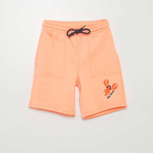 Short en molleton Orange