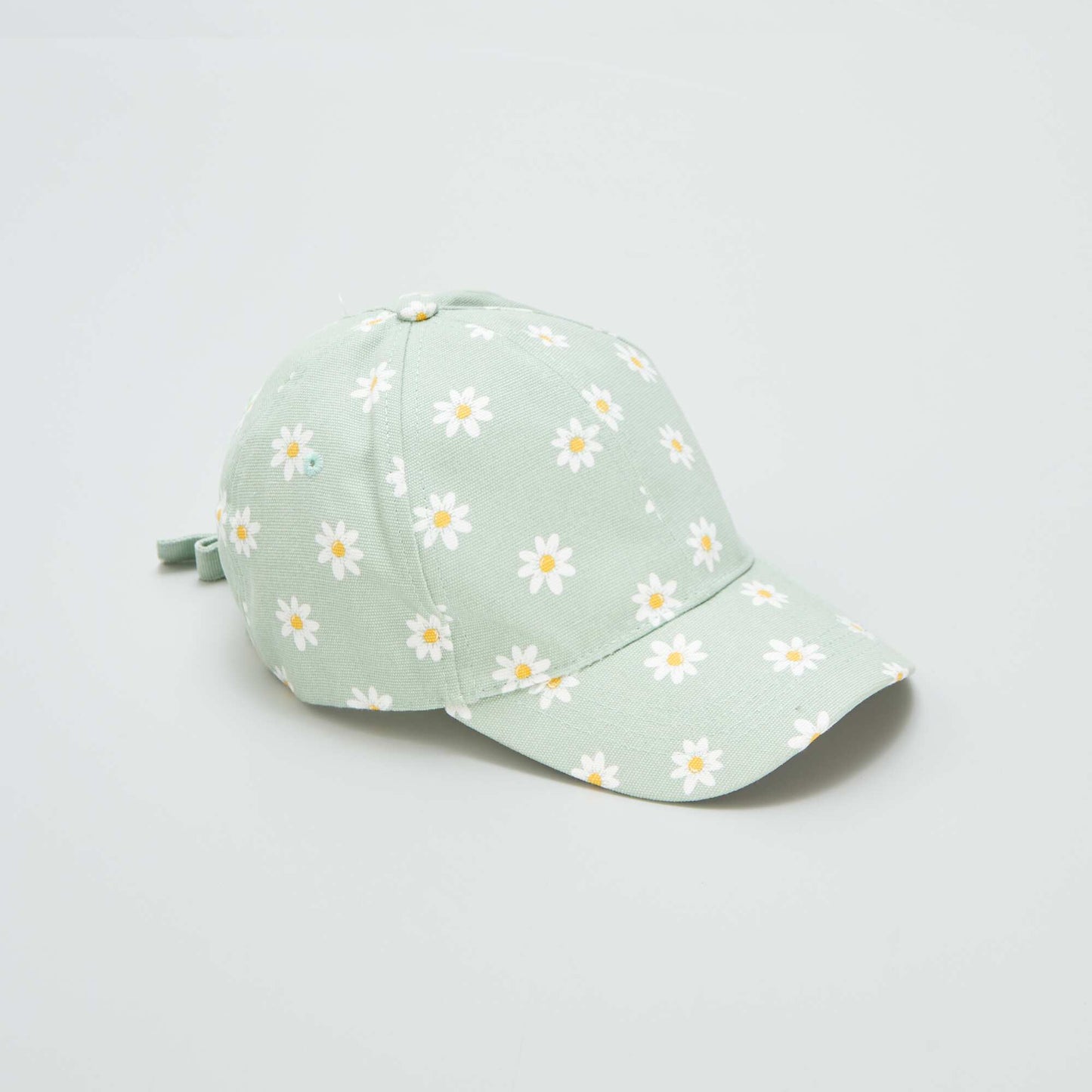 Casquette fleurie Vert