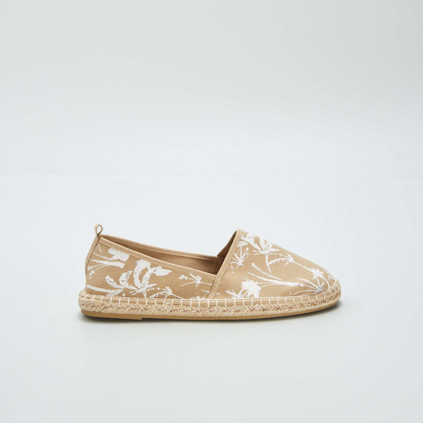 Espadrilles à imprimés Beige