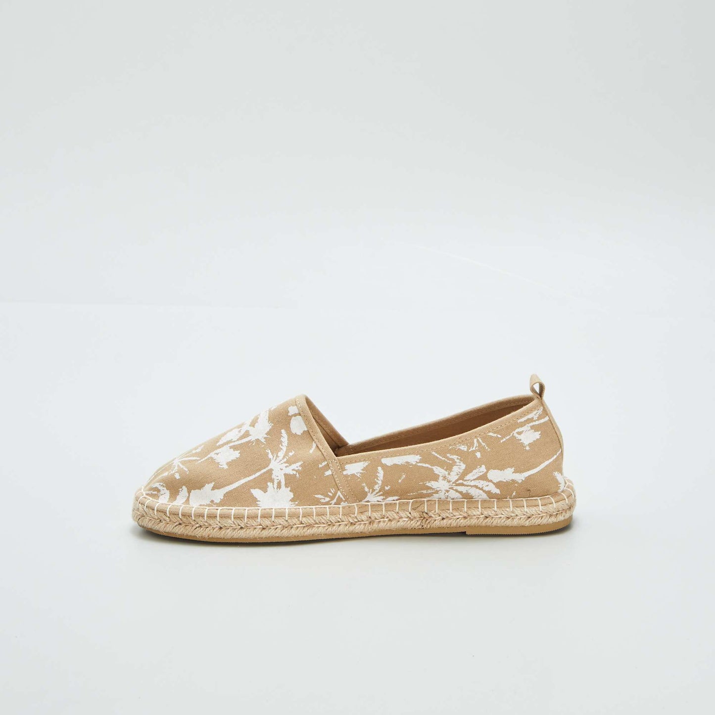 Espadrilles à imprimés Beige