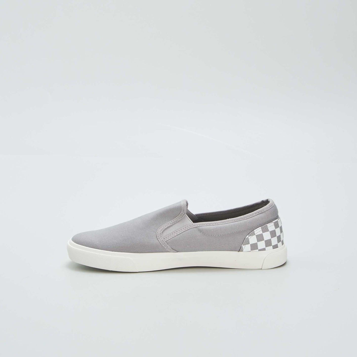 Baskets slip-on à empiècement Gris