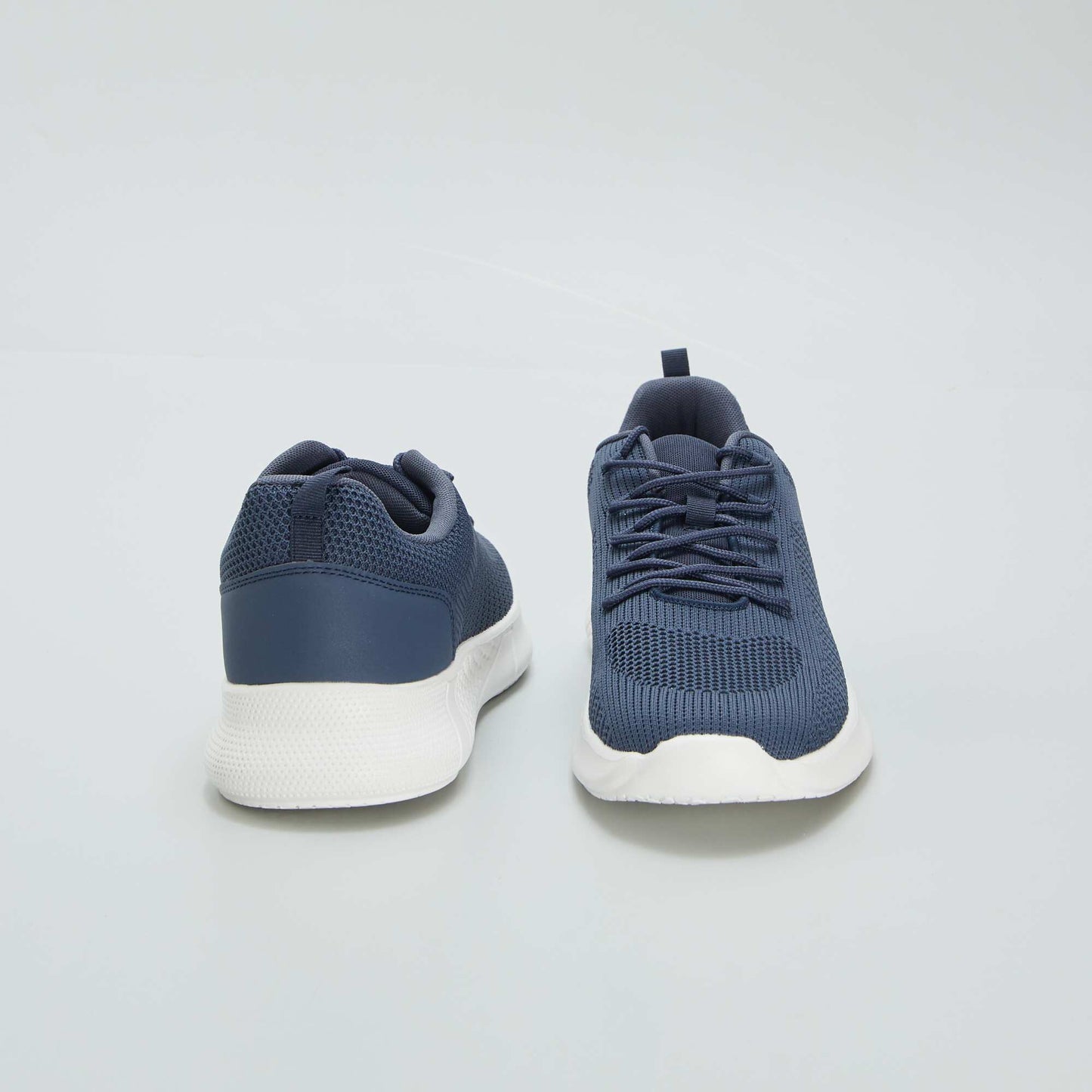 Baskets en mesh esprit running Bleu marine