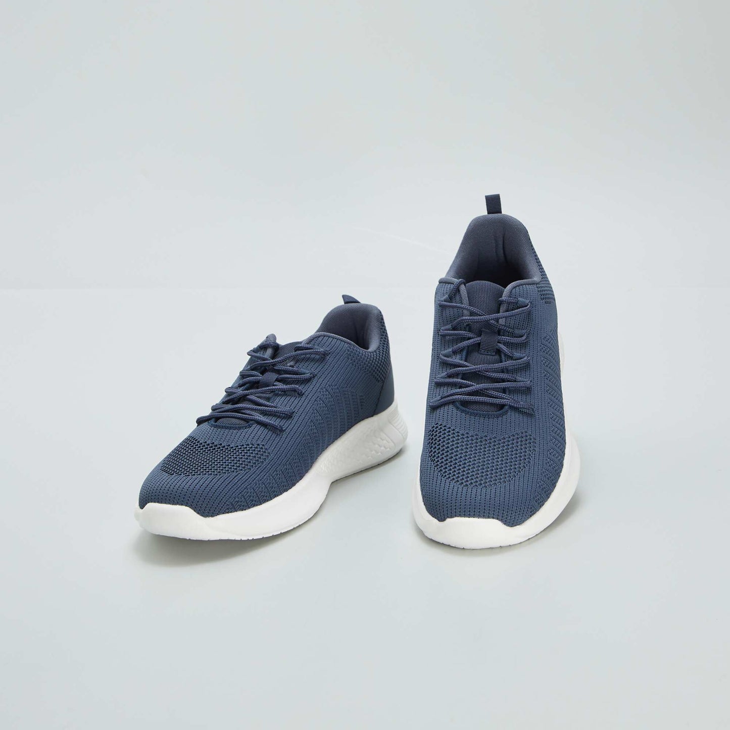 Baskets en mesh esprit running Bleu marine