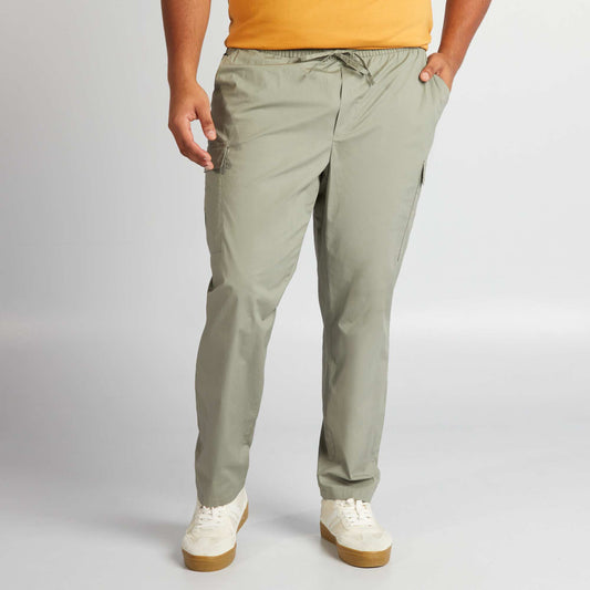 Pantalon avec poches sur les côtés Vert