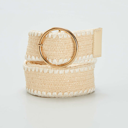 Ceinture élastique Beige