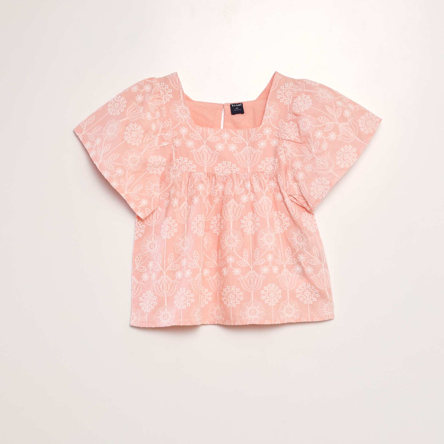 Blouse avec broderie Rose