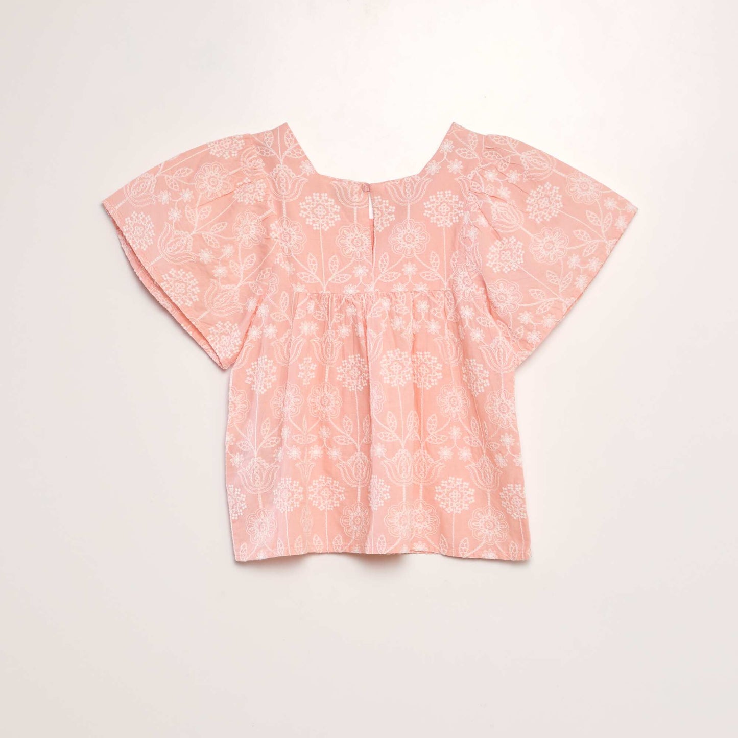 Blouse avec broderie Rose