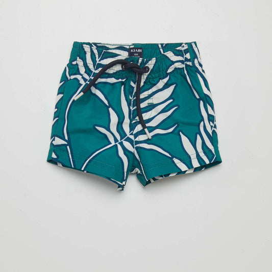 Short de bain Vert