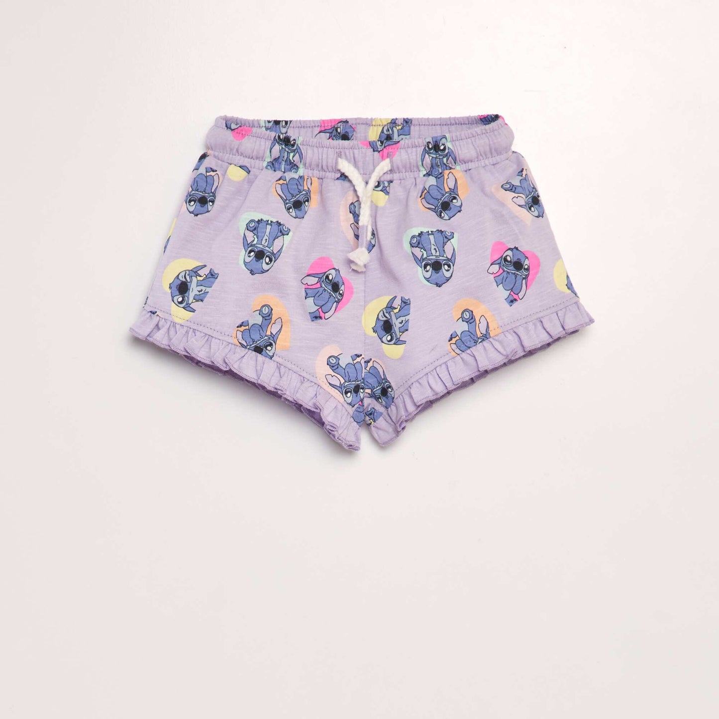 Short en jersey 'Disney' avec base volantée Violet