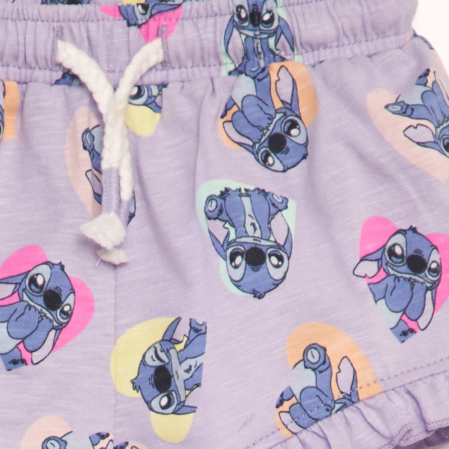 Short en jersey 'Disney' avec base volantée Violet