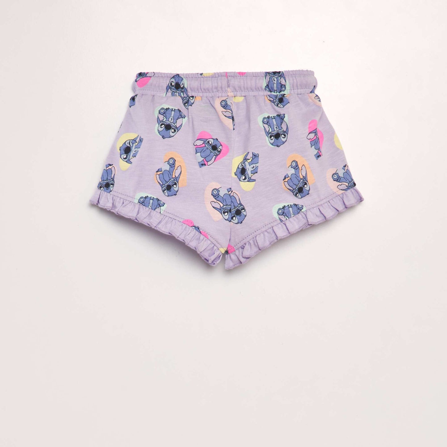 Short en jersey 'Disney' avec base volantée Violet