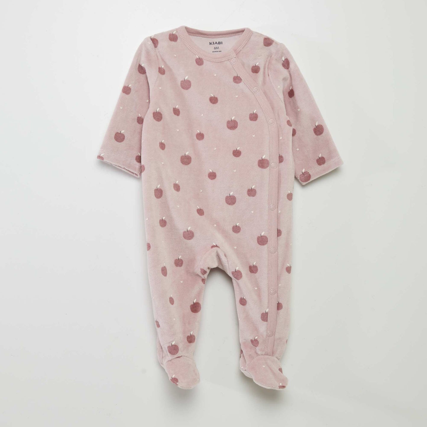 Lot de 2 pyjamas dors-bien en velours Mauve