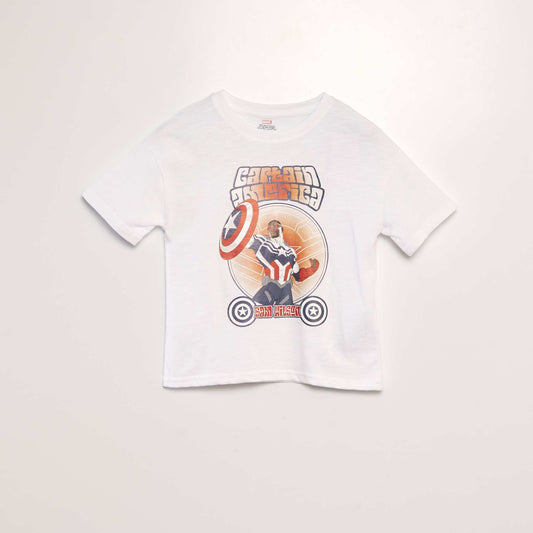 T-shirt imprimé 'Marvel' Blanc