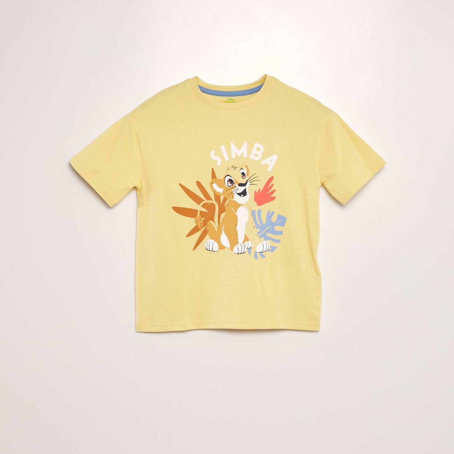 T-shirt imprimé 'Disney' Jaune 'Simba'