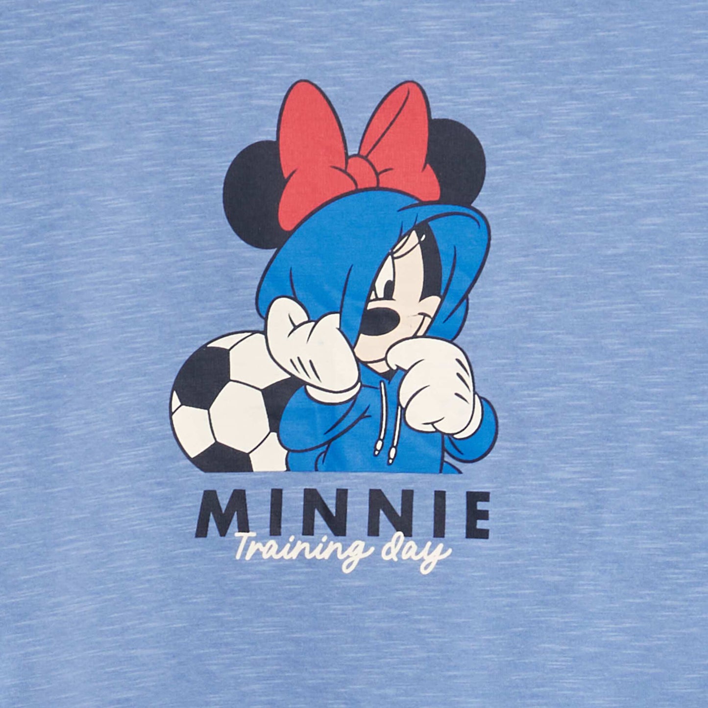 T-shirt crop top 'Minnie' Bleu