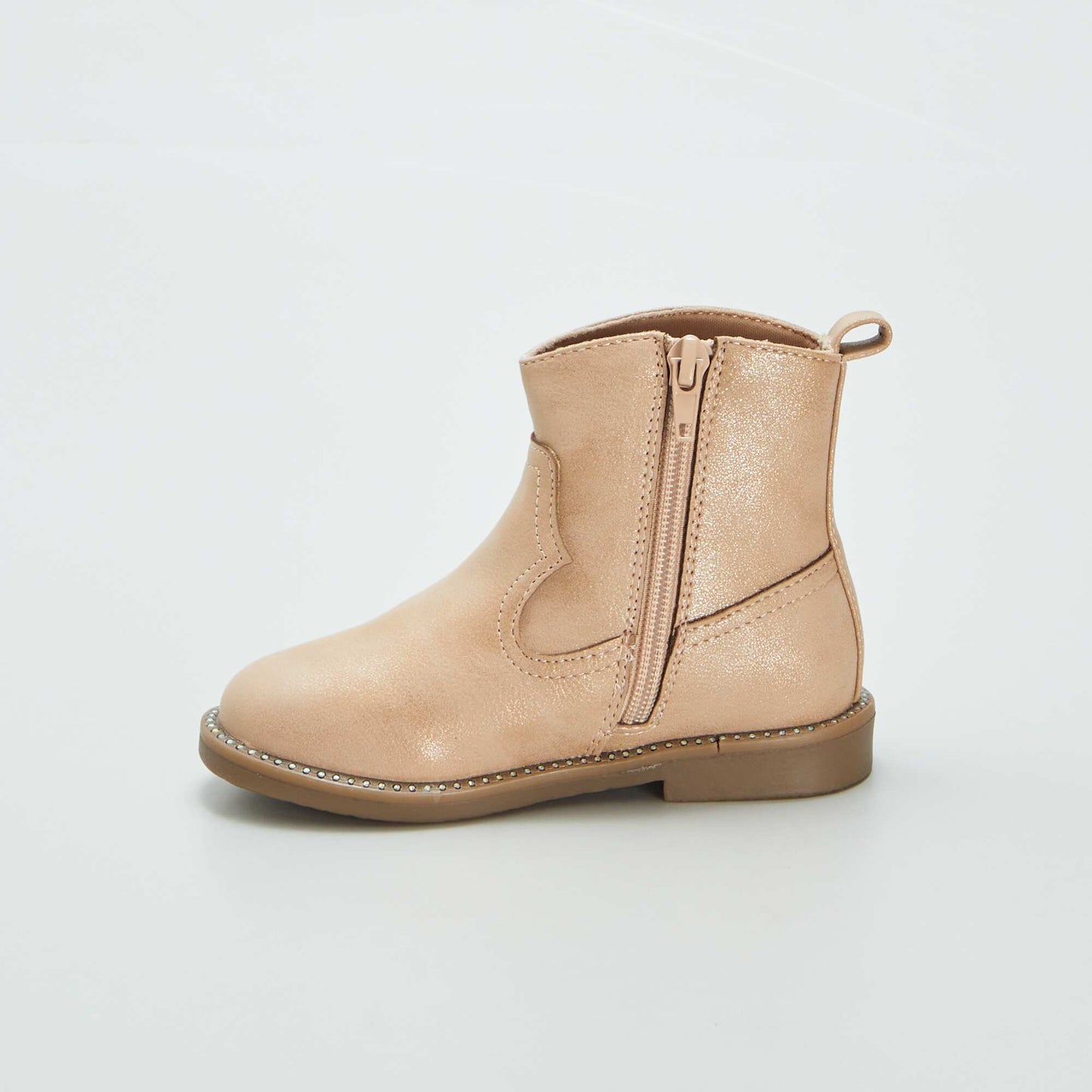 Bottines esprit santiag Rose