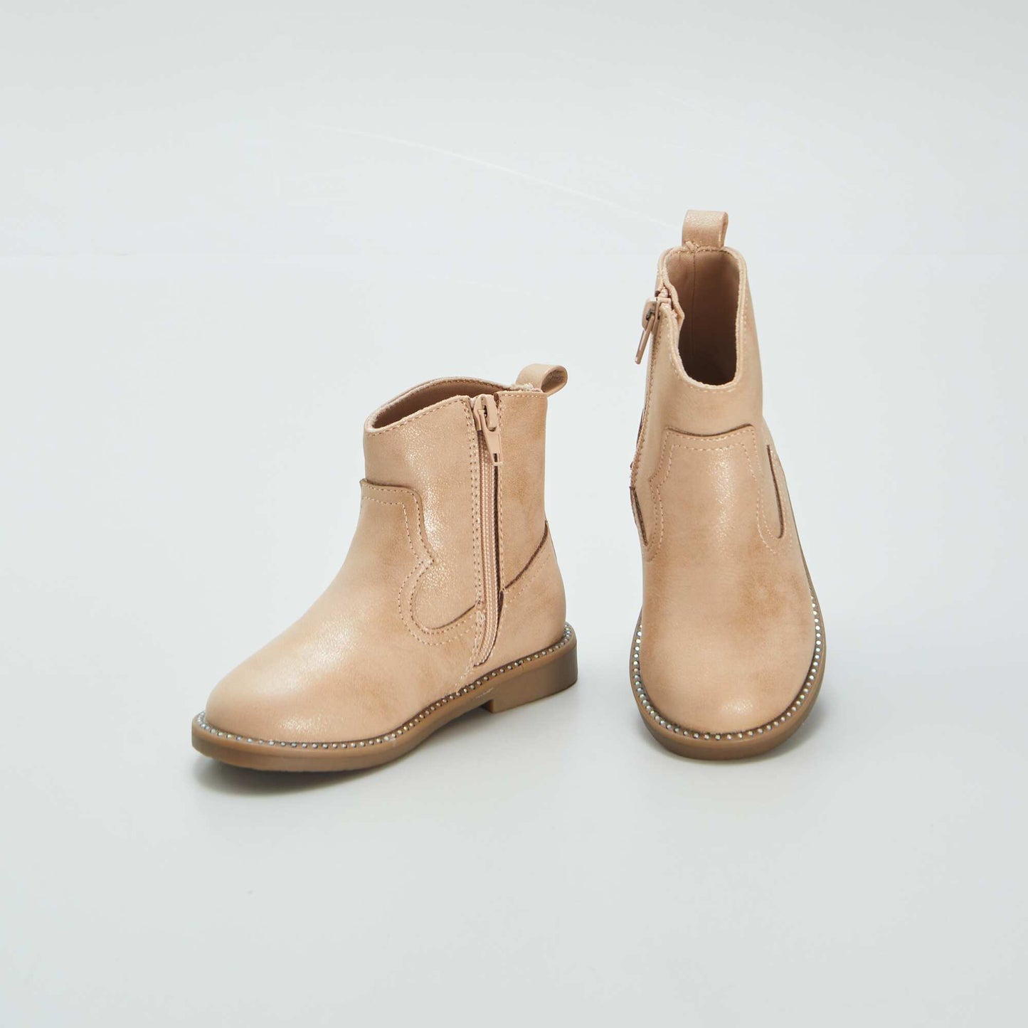 Bottines esprit santiag Rose