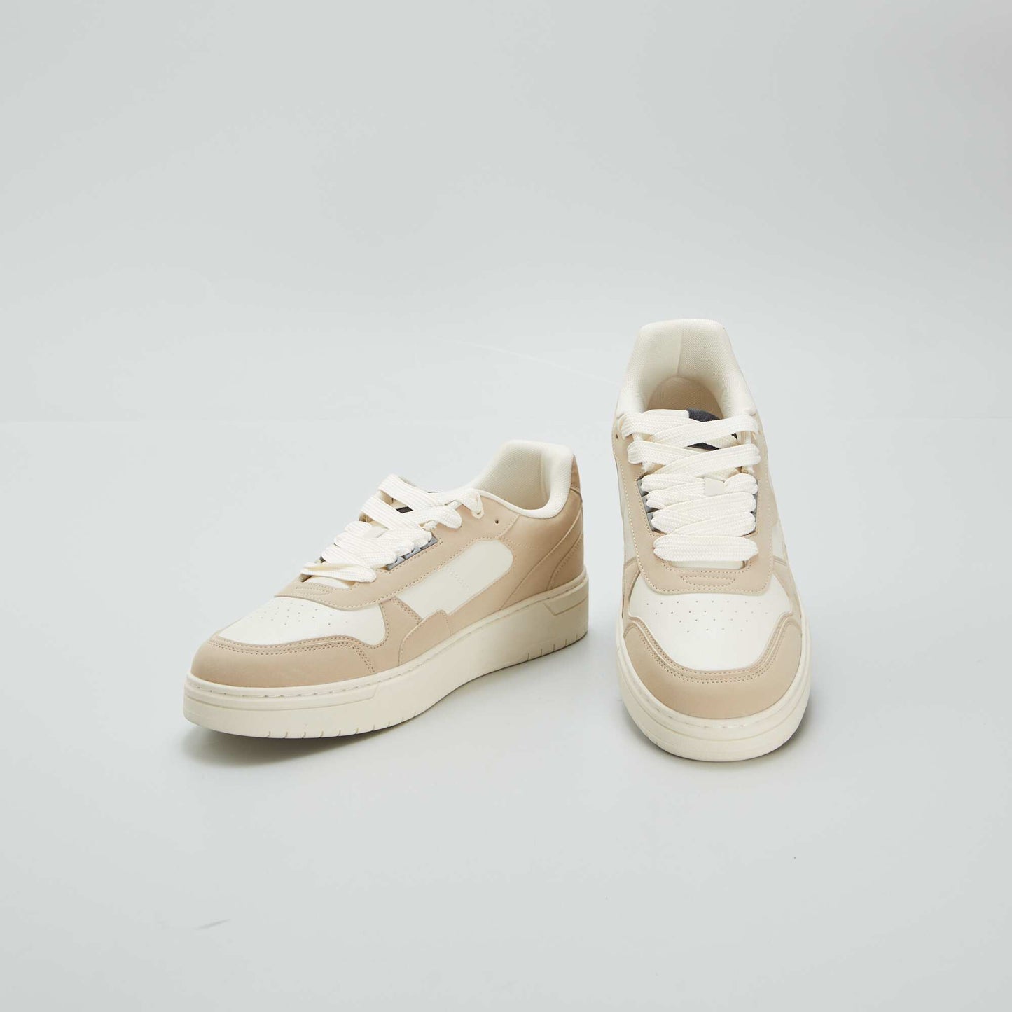 Baskets basses beige