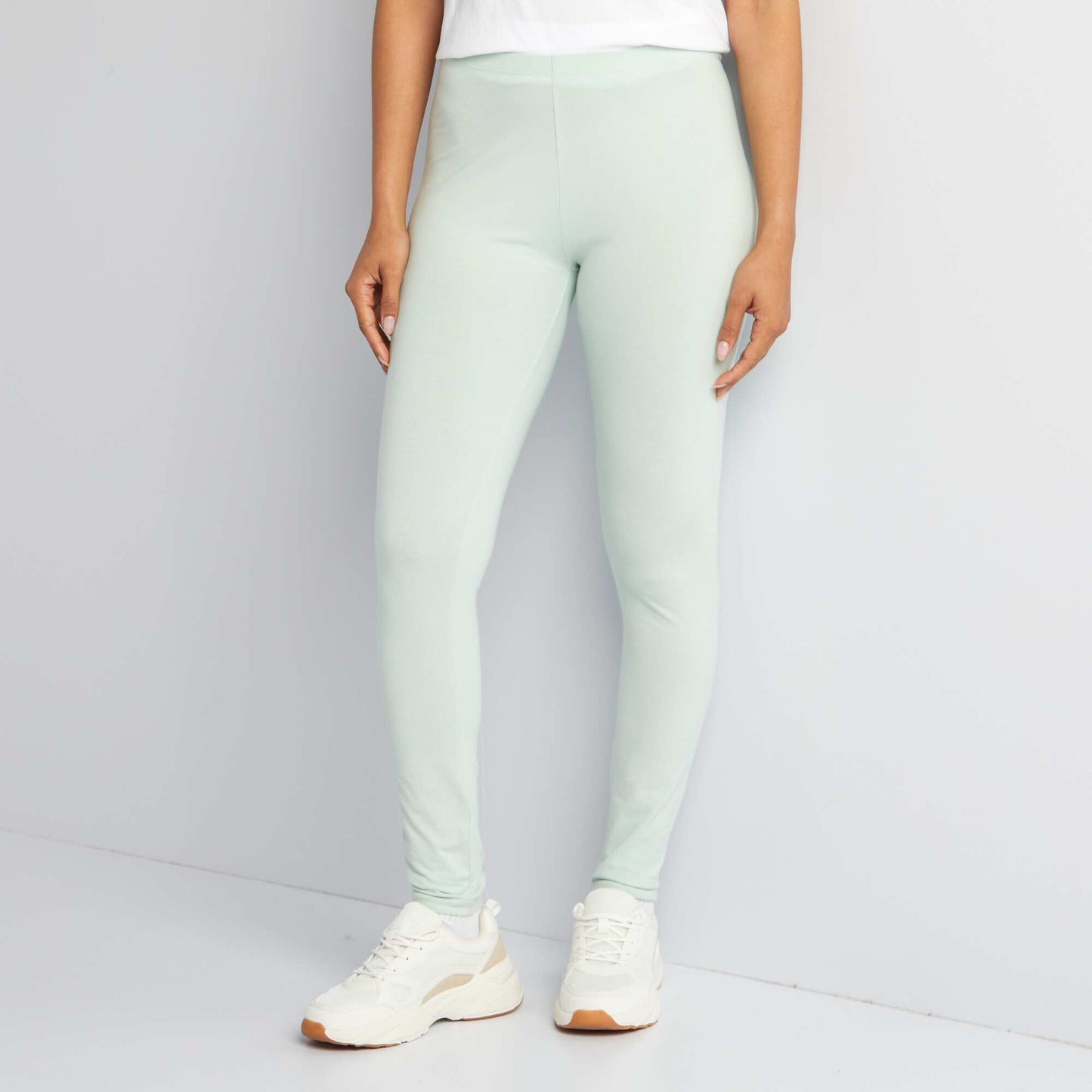 Legging basique long Vert menthe