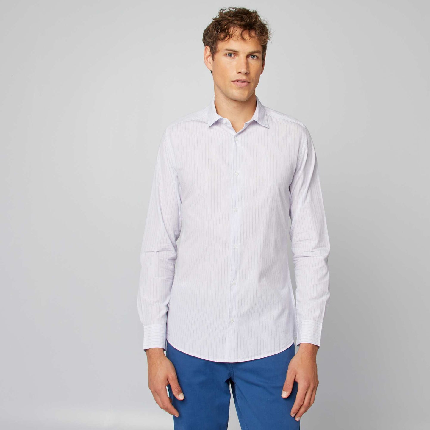 Chemise coupe ajustée - slim fit Bleu