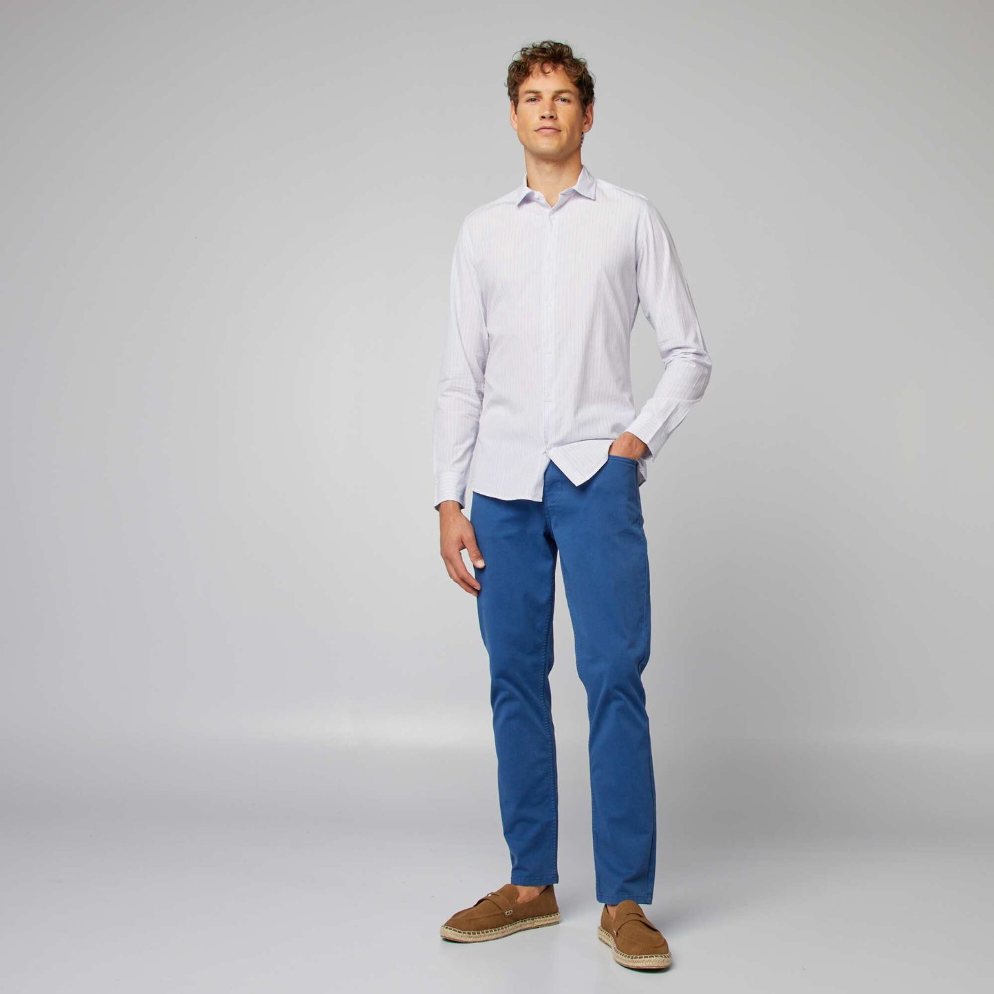 Chemise coupe ajustée - slim fit Bleu