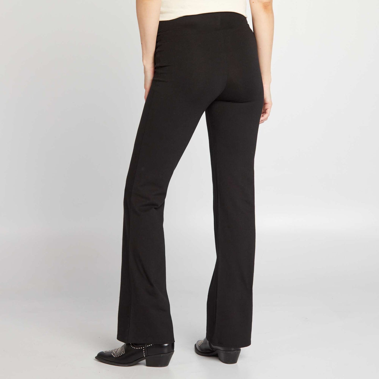 Legging bootcut de maternité noir