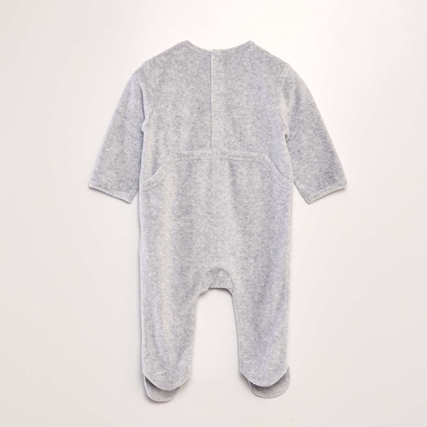 Pyjama en velours Gris