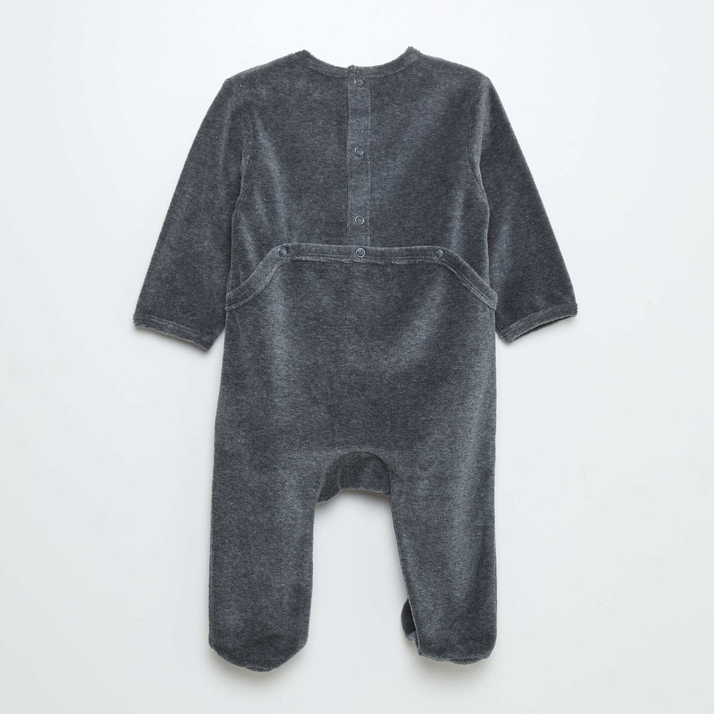 Pyjama en velours Gris