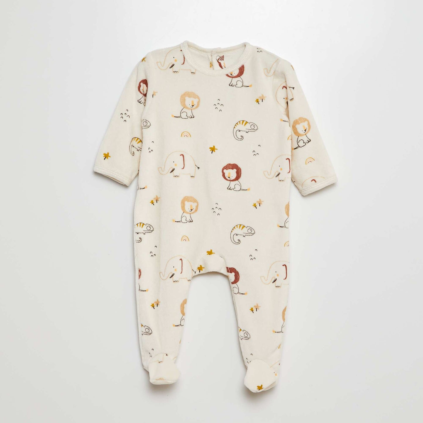 Pyjama en velours Beige