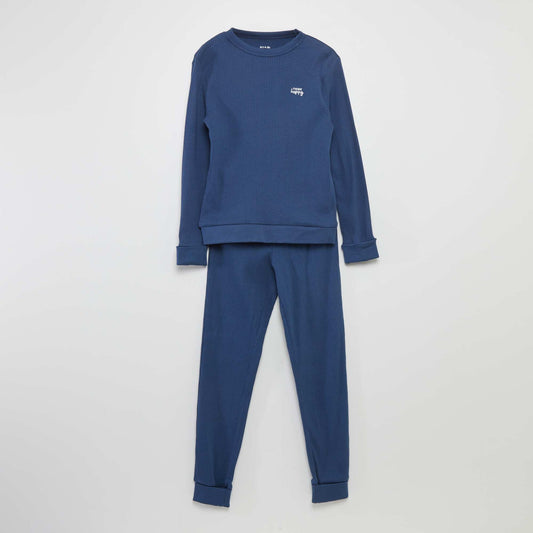 Ensemble pyjama t-shirt + pnatalon -* 2 pièces Bleuj