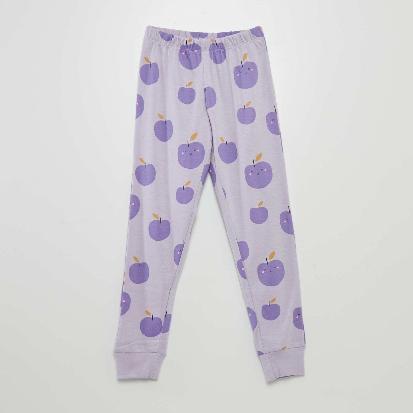 Ensemble pyjama long t-shirt + pantalon - 2 pièces Violet