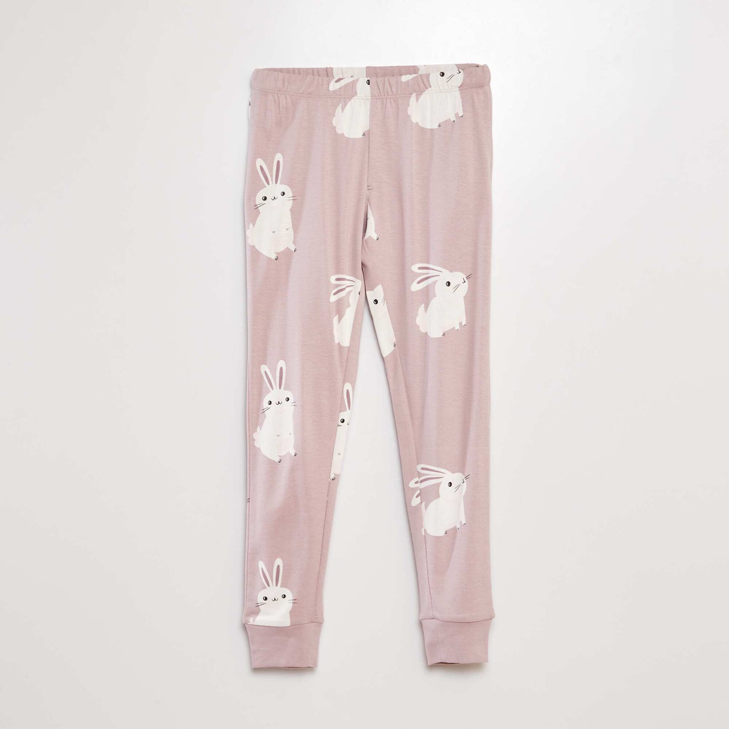 Ensemble pyjama long t-shirt + pantalon - 2 pièces Rose