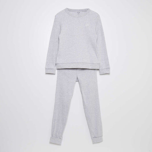 Ensemble pyjama 2 pièces Gris