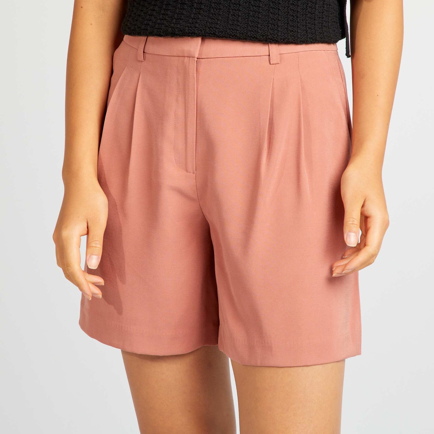 Short large en twill Rose