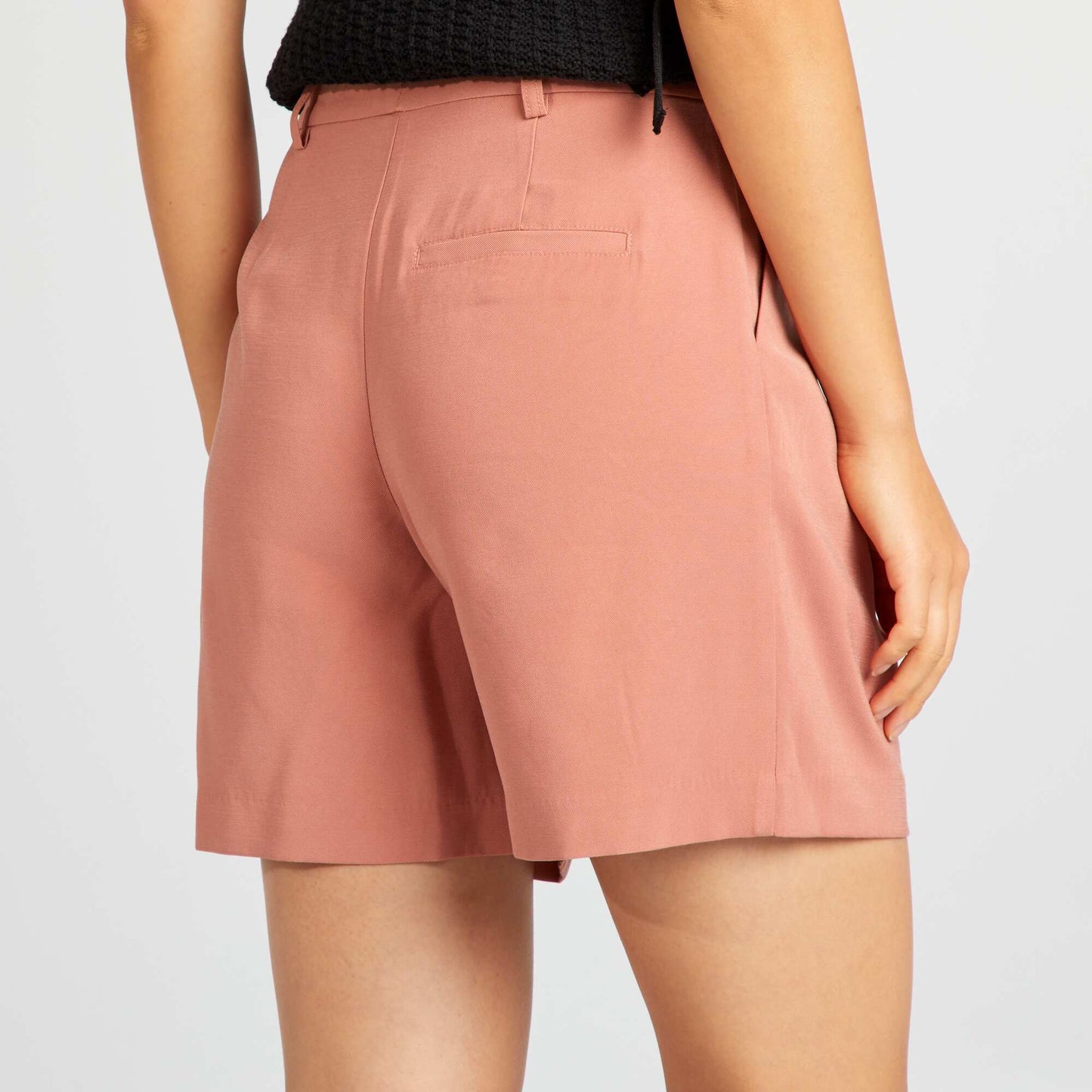 Short large en twill Rose