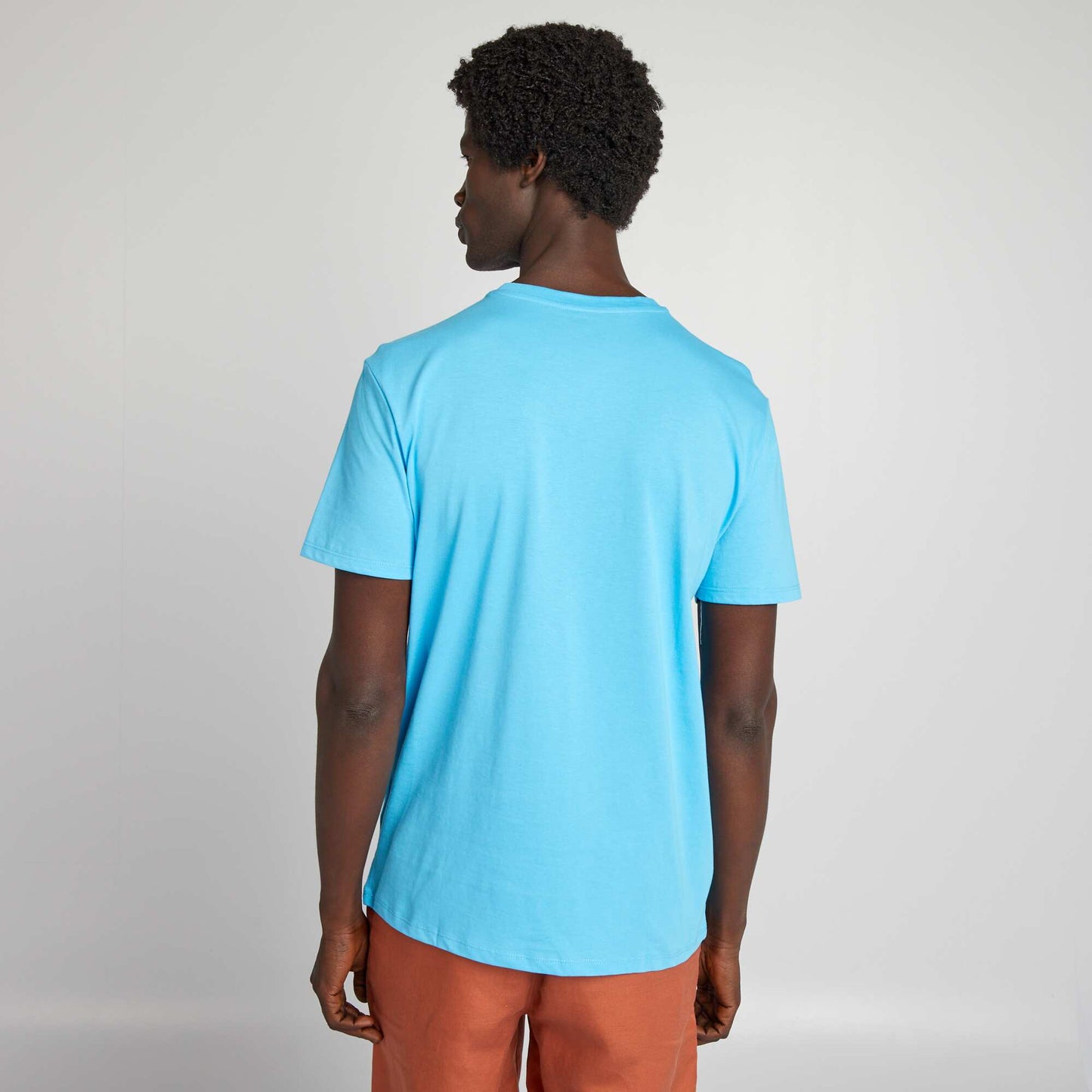 T-shirt imprimé manches courtes Turquoise