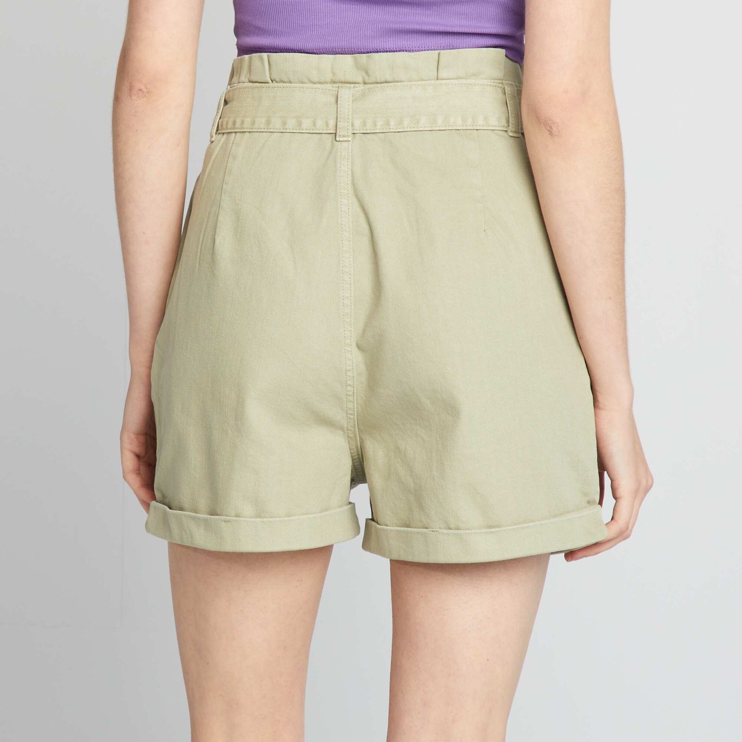 Short en twill Vert