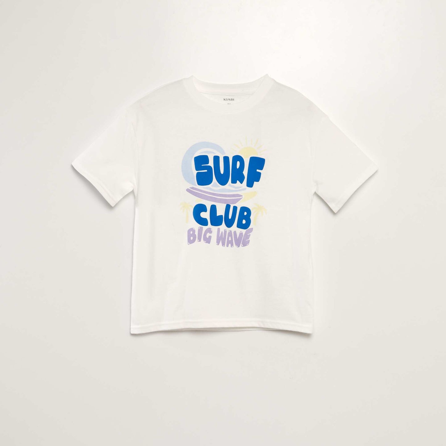 Tee-shirt imprimé Blanc surf