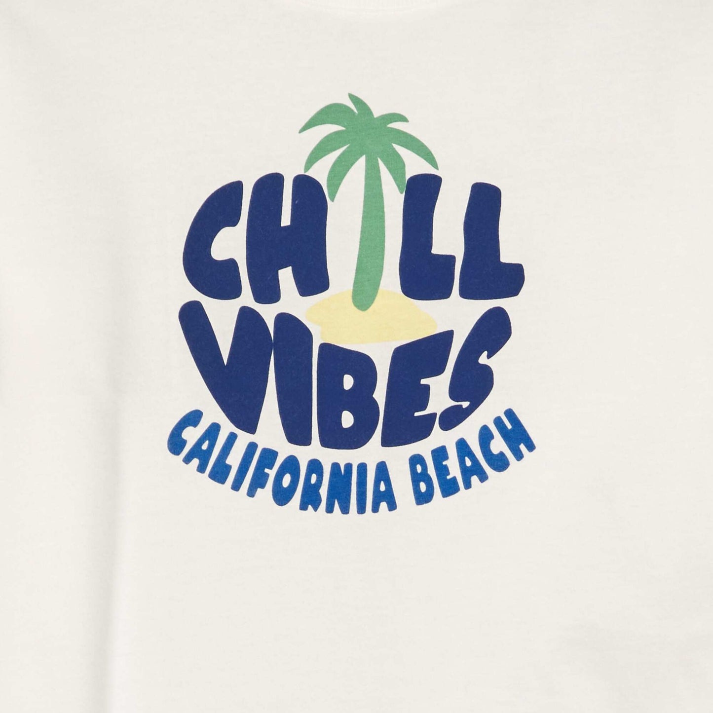 Tee-shirt imprimé Blanc chill