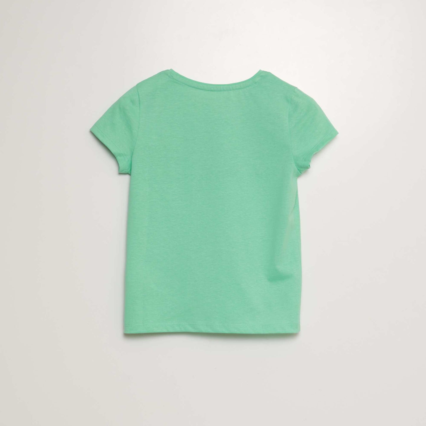 T-shirt manches courtes avec animation Vert