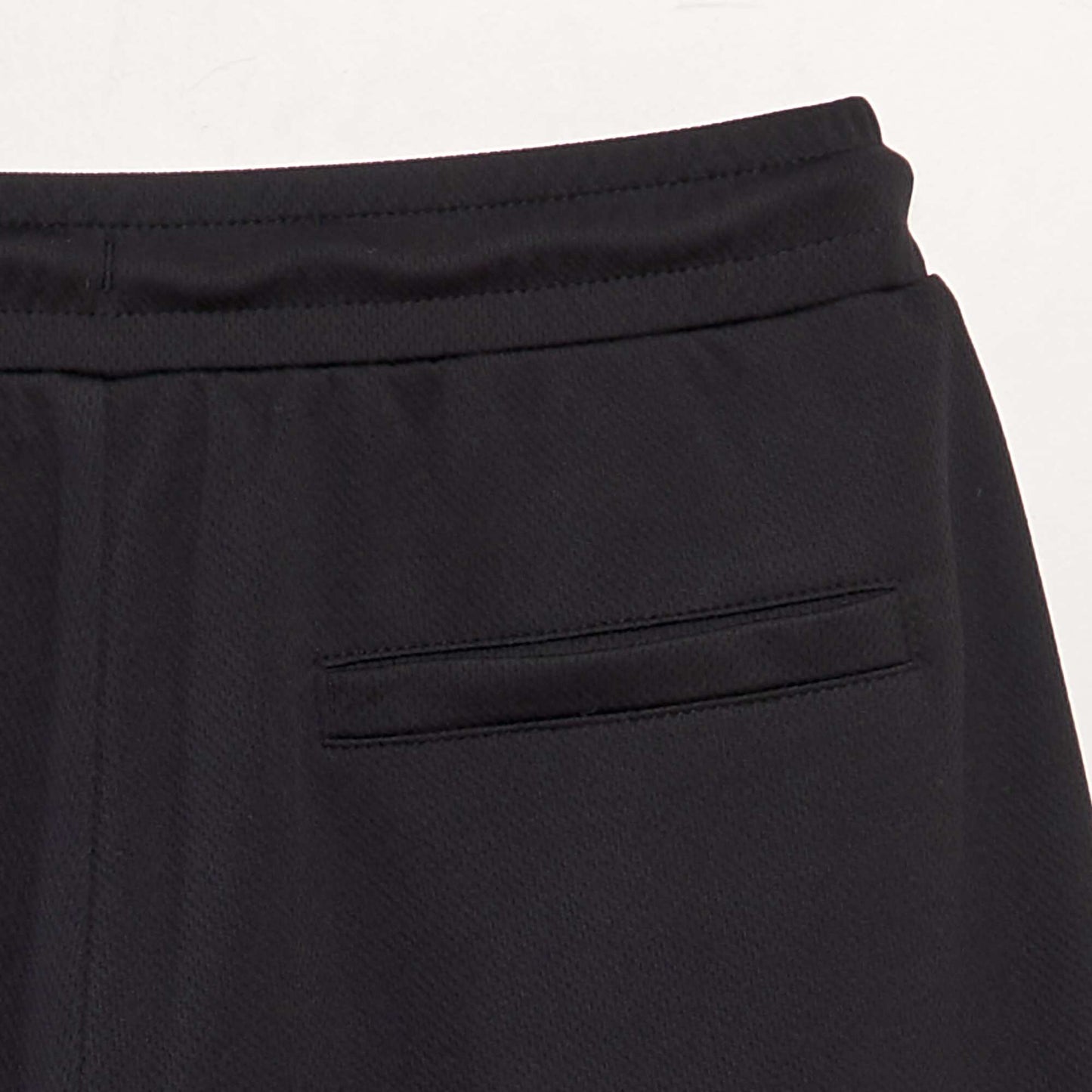 Short bermuda en polytricot Noir