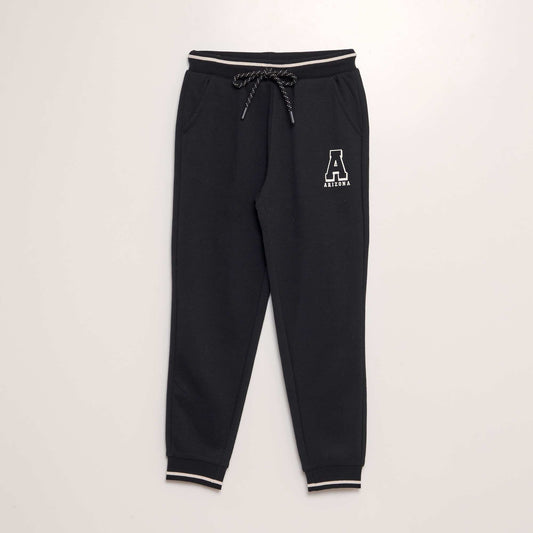 Pantalon de jogging en molleton Noir