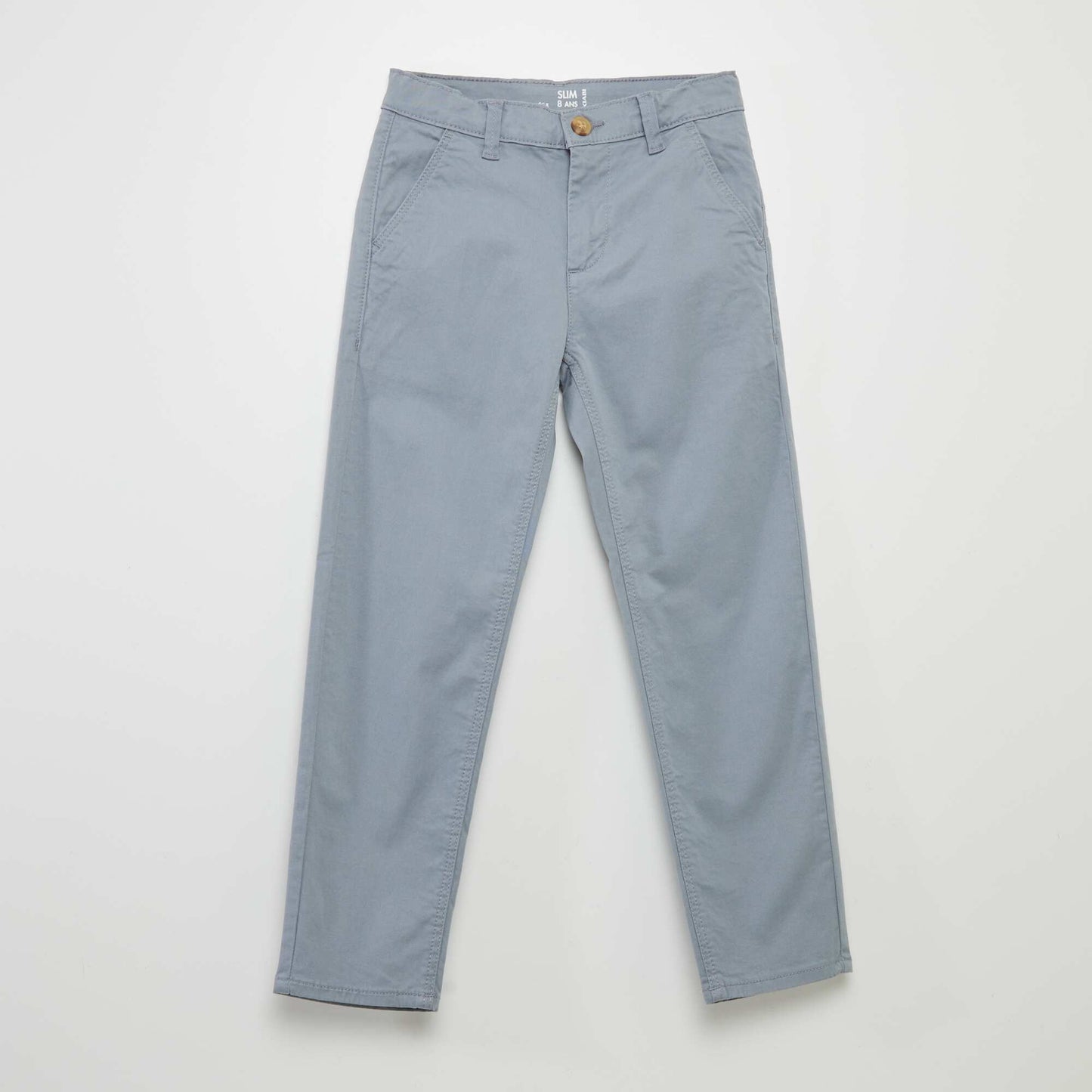 Pantalon chino slim BLEU