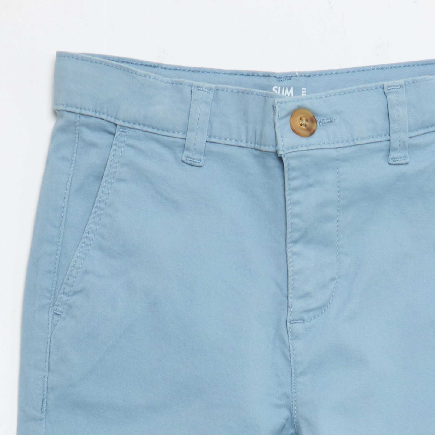 Pantalon chino slim BLEU